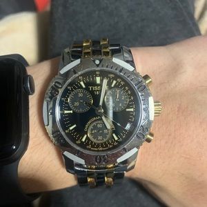 Tissot PRS 200 Grey Chronograph Dial Watch